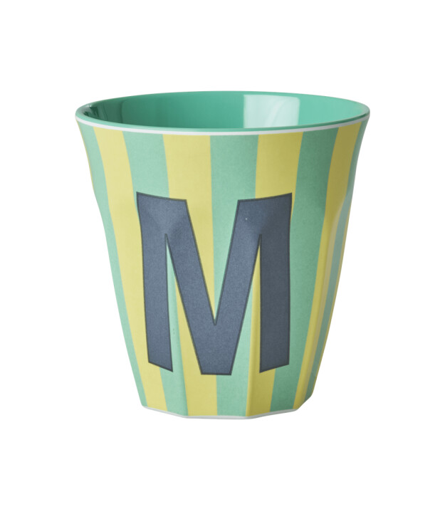 Rice Melamin Harf Bardak - Medium // M - Stripes