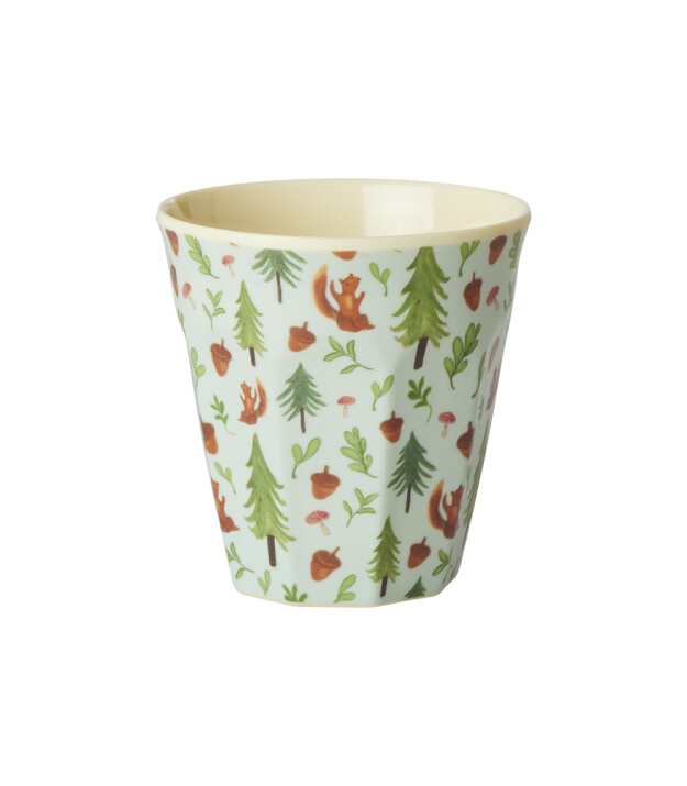 Rice Melamin &Ccedil;ocuk Bardak - Yeşil Mutlu Orman