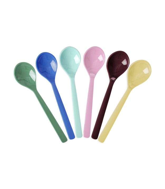 Rice Melamin Küçük Kaşık - 6'Lı Set
