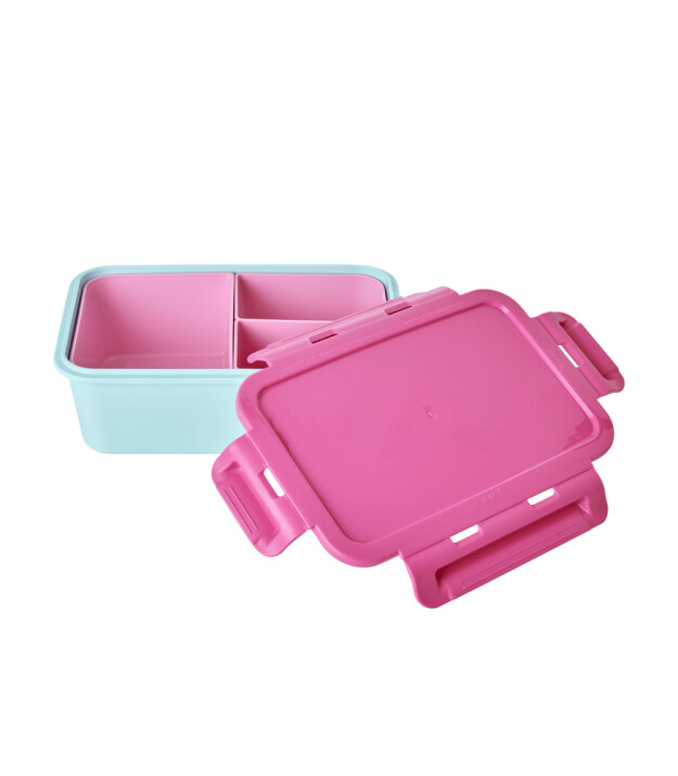 Rice Lunchbox 3 Bölmeli Yemek Kutusu // Pink and Mint