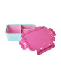 Rice Lunchbox 3 Bölmeli Yemek Kutusu // Pink and Mint
