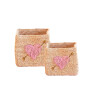 Rice Rafya Sepet - Pembe Kalp