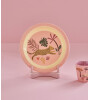 Rice Kids &Ccedil;ocuk Yemek Tabağı // Pink Jungle Animals