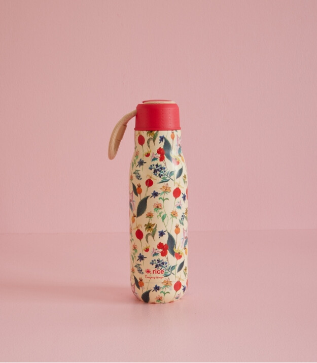 Rice Paslanmaz &Ccedil;elik Termos (500 ml) // Winter Rosebuds