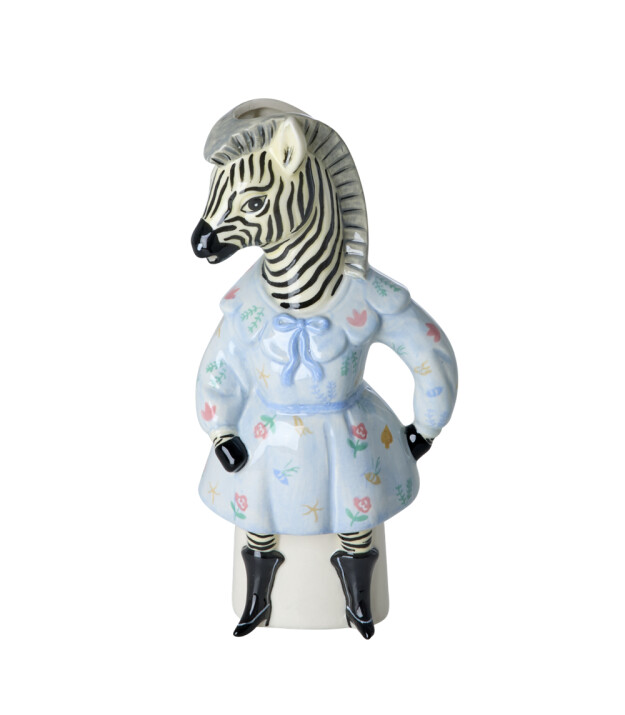 Rice Seramik Vazo - Zebra