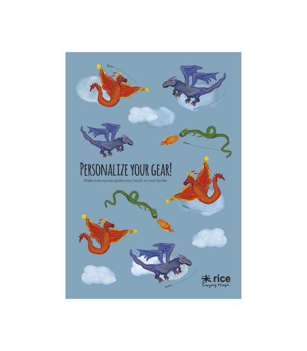 Rice Stickers Lunchbox - Ejderha