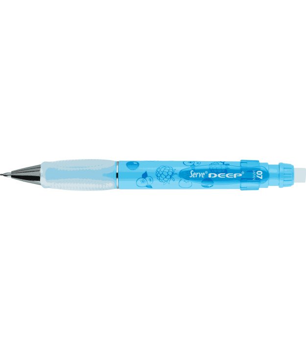 Serve Deep Mekanik Kurşun Kalem (0.7 mm) // Fosforlu Mavi - Böğürtlen