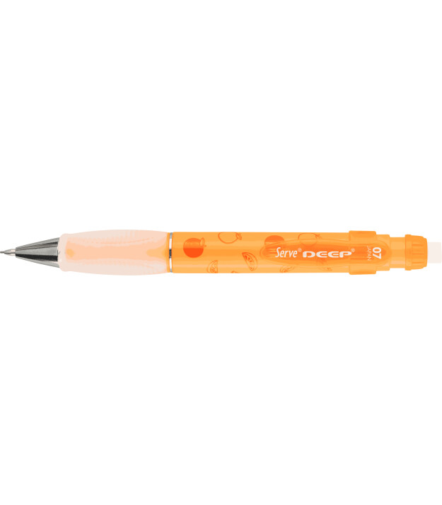 Serve Deep Mekanik Kurşun Kalem (0.7 mm) // Fosforlu Turuncu - Portakal