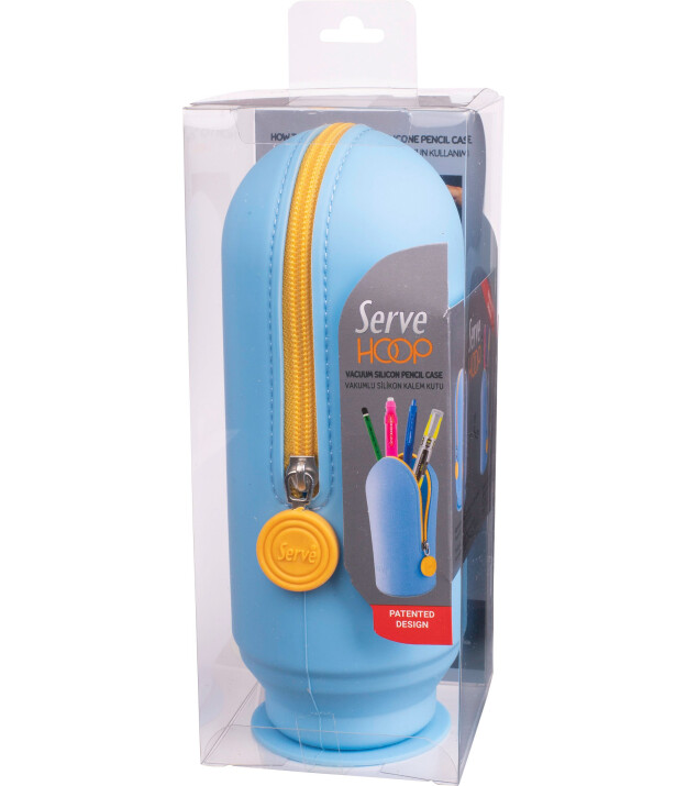 Serve Hoop Kalem Kutu // Gök Mavi