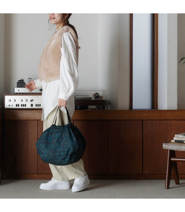 Shupatto Compact Bag Katlanır &Ccedil;anta - M // Deep Forest