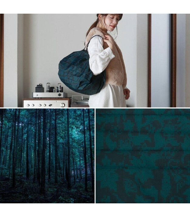 Shupatto Compact Bag Katlanır &Ccedil;anta - M // Deep Forest