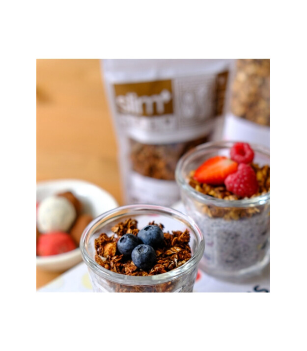 SlimPlus Co Gl&uuml;tensiz Granola (100 g) // Kakao & Yer Fıstığı