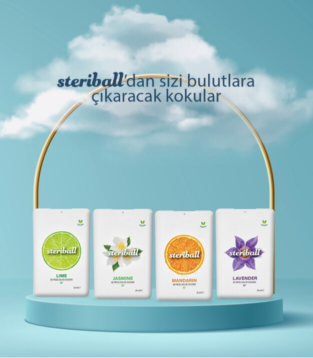 Steriball Be Fresh Kolonya (20 ml) // Mandalina
