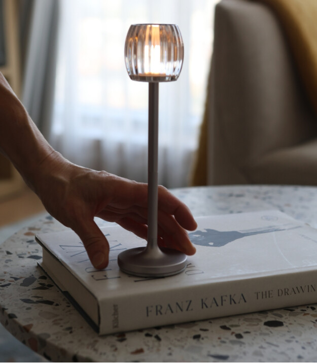 Stylistic Hari Waves Bistro Lamba // Gümüş Beyaz