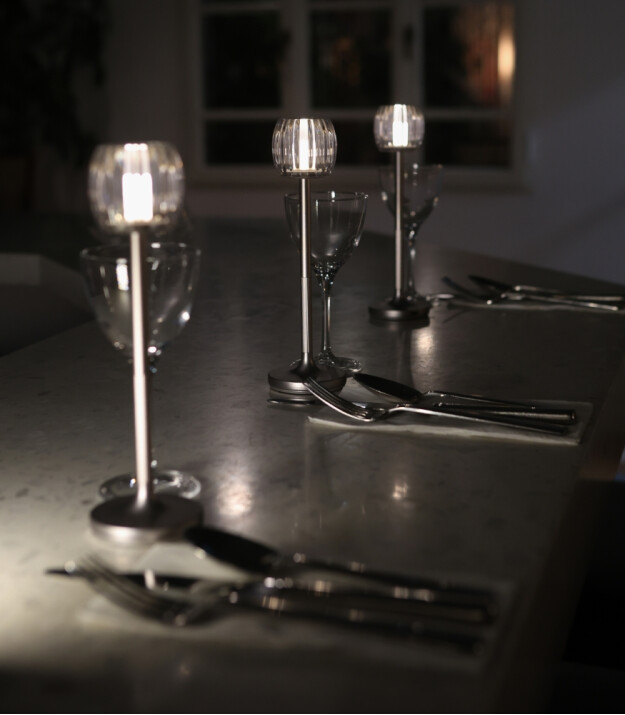 Stylistic Hari Waves Bistro Lamba // Gümüş Beyaz