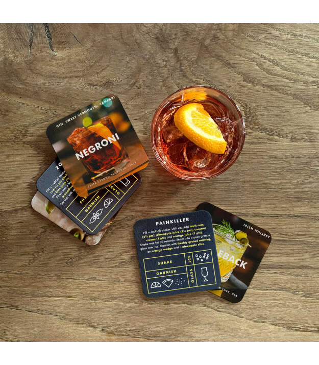 Suck Uk Bardak Altlık Seti // Kokteyl Tarifleri