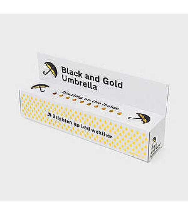 Suck Uk Şemsiye // Black And Gold