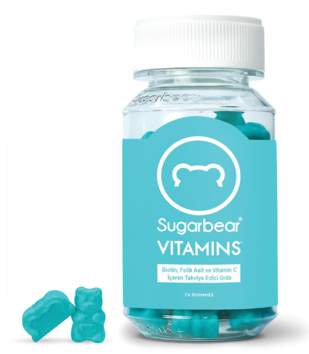 Sugarbear Hair Vitamins - Sa&ccedil; Vitamini (74 Adet)