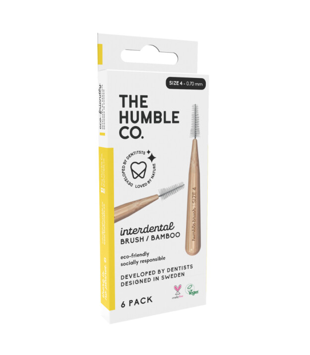 the Humble Co. Bambu Diş Arayüz Fırçası (Size 4 - 0.70mm) // Sarı