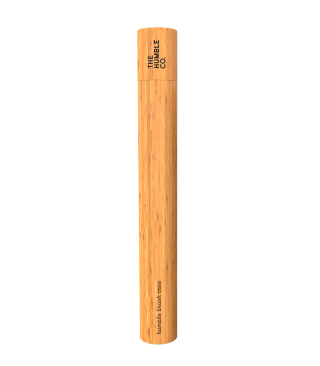 the Humble Co. Çocuk Diş Fırçası Bambu Saklama Kabı