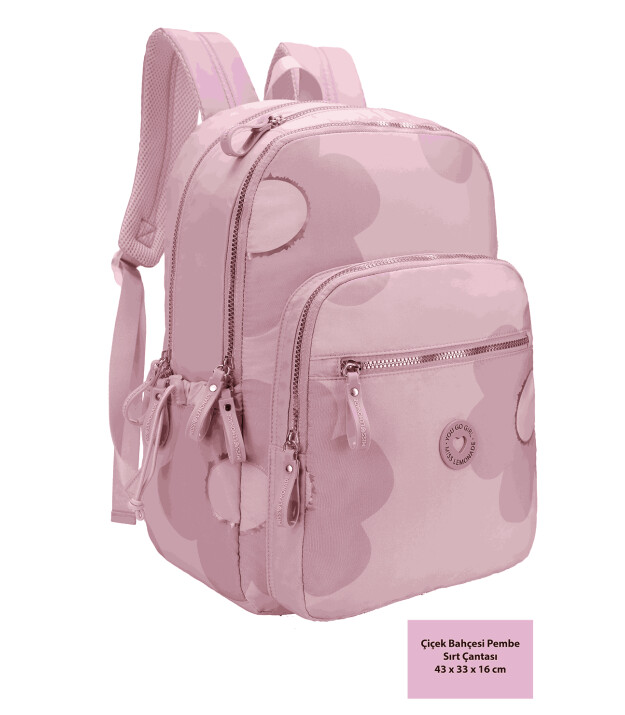 Marshmallow X Miss Lemonade Sırt Çantası // Garden Pink