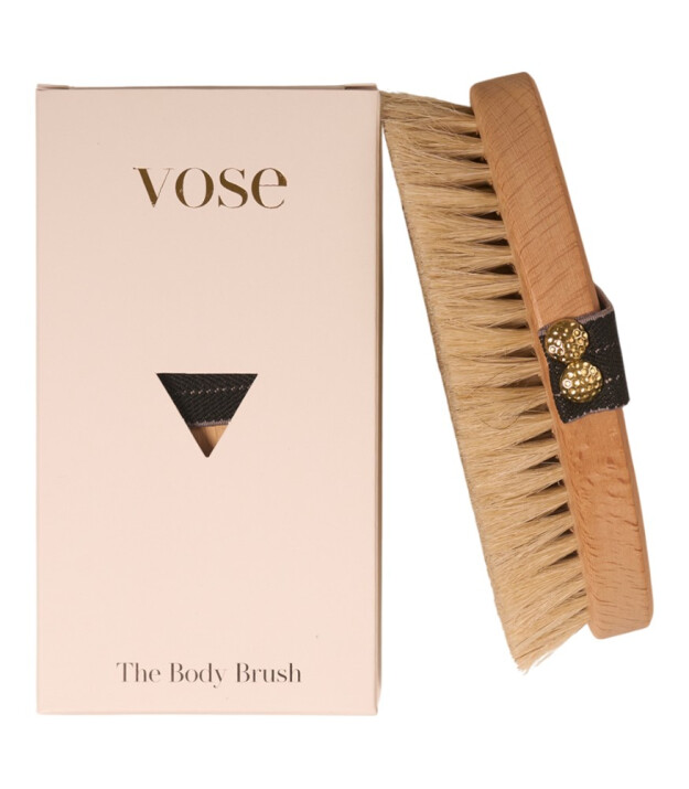 Vose Doğal At Kılı Vücut Fırçası // Black Rose