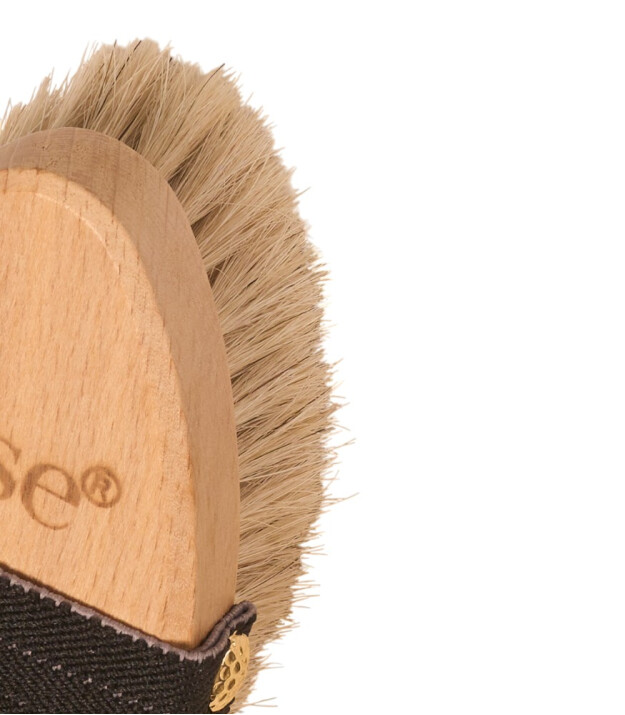 Vose Doğal At Kılı Vücut Fırçası // Black Rose