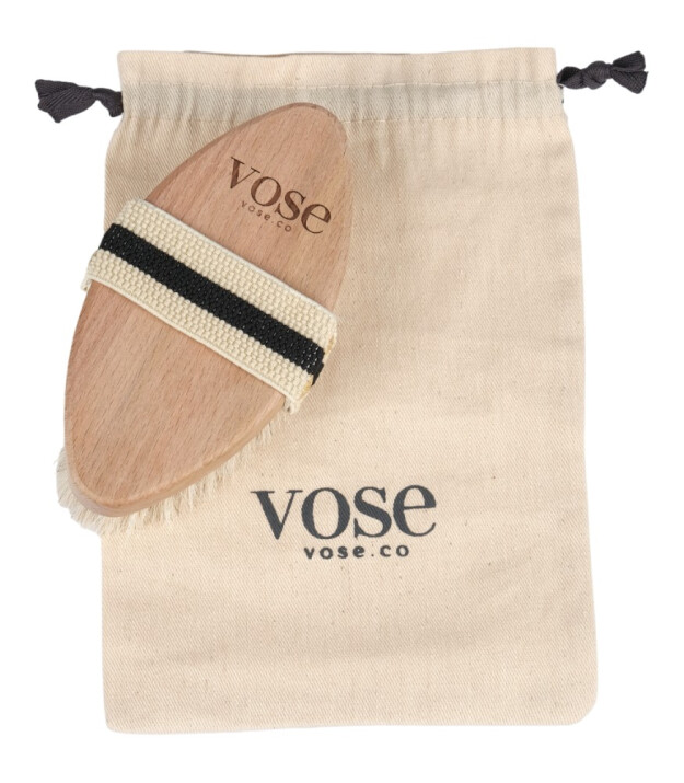 Vose Doğal At Kılı Vücut Fırçası // Lotus