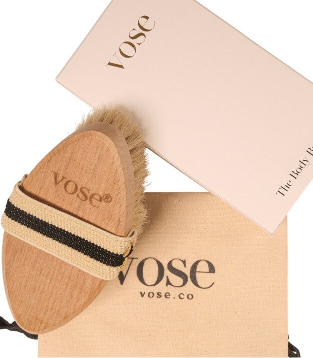 Vose Doğal At Kılı Vücut Fırçası // Lotus