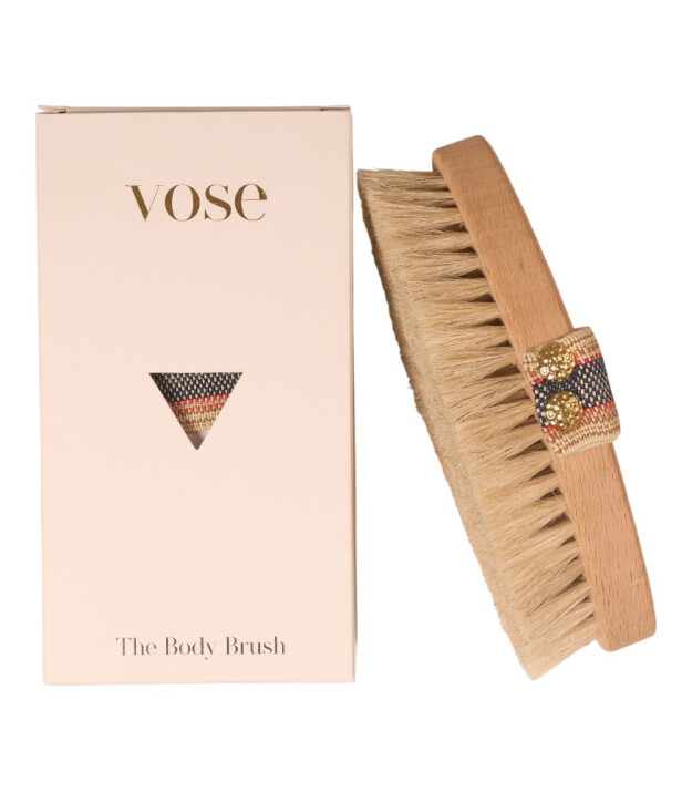 Vose Doğal At Kılı Vücut Fırçası // Magnolia
