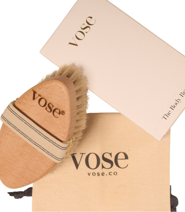 Vose Doğal At Kılı Vücut Fırçası // Vanilla