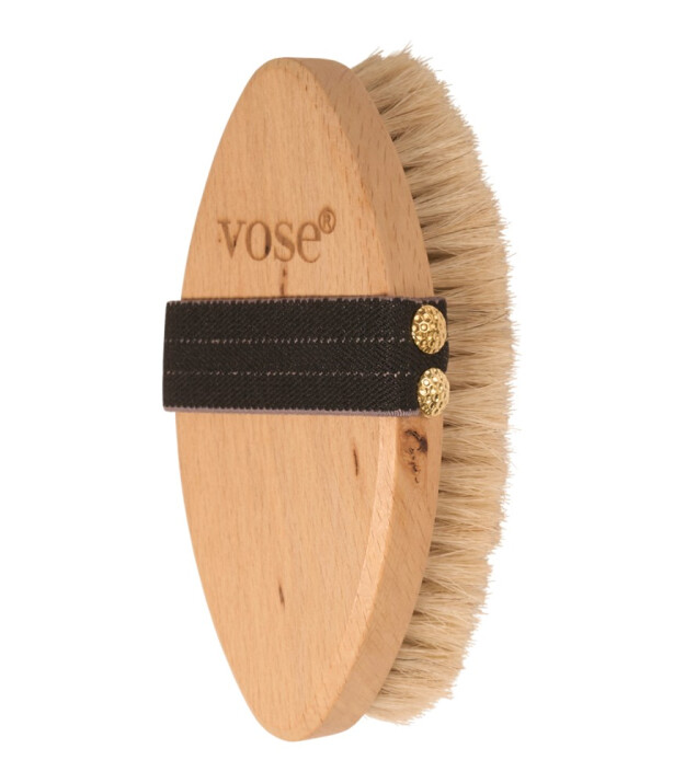 Vose Doğal At Kılı Fırça Set // Yüz Fırçası - Selülit (Black Rose)