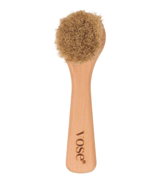 Vose Doğal At Kılı Fırça Set // Yüz Fırçası - Tırnak Fırçası - Selülit Fırçası (Black Rose)