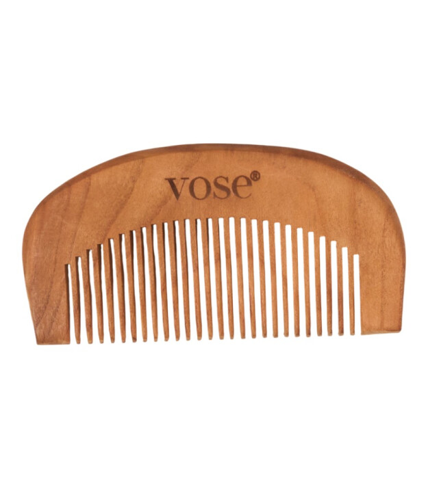 Vose Doğal Keçi Kılı Ahşap Fırça & Tarak Set