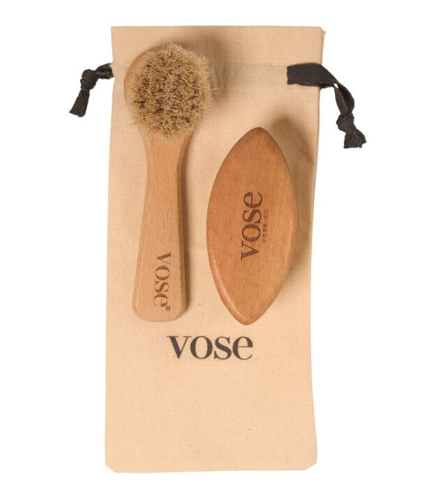 Vose Doğal At Kılı (2 Adet) // Yüz Fırçası - Tırnak Fırçası