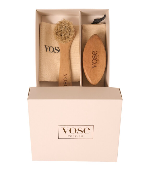 Vose Doğal At Kılı (2 Adet) // Yüz Fırçası - Tırnak Fırçası