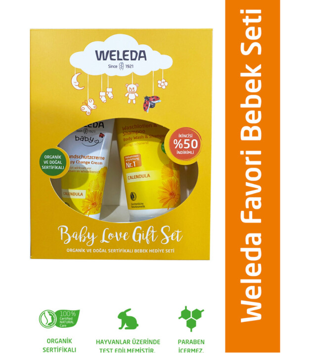 Weleda Baby Love Gift Set (Şampuan & Pişik Kremi)