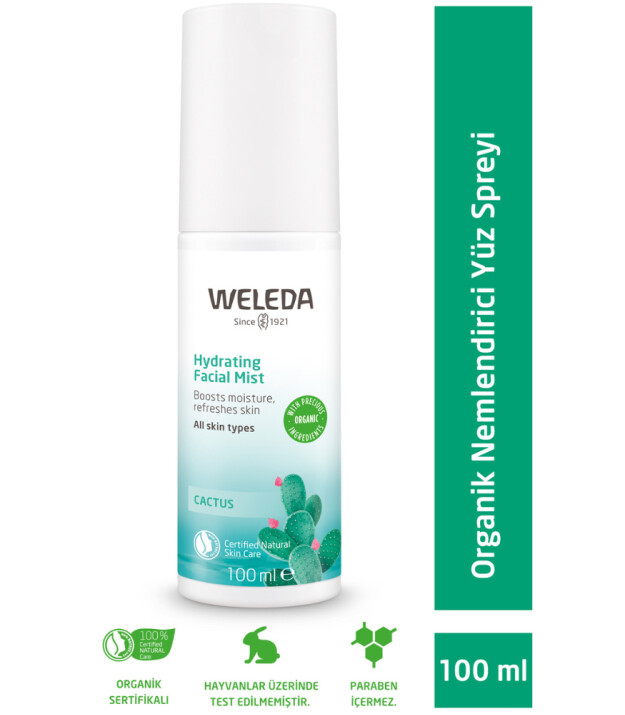 Weleda Cactus Nemlendirici Yüz Spreyi