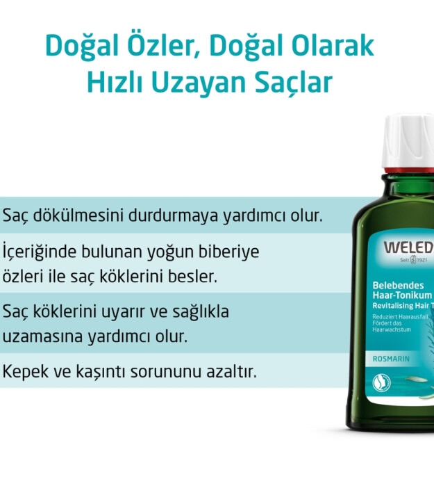 Weleda Saç Bakım Toniği - Rosemary Biberiye Özlü