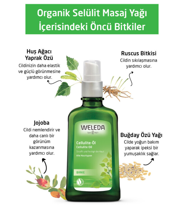 Weleda Selülit Masaj Yağı