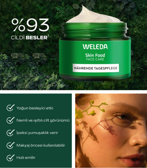 Weleda Skin Food Day Organik Nemlendirici G&uuml;nd&uuml;z Kremi