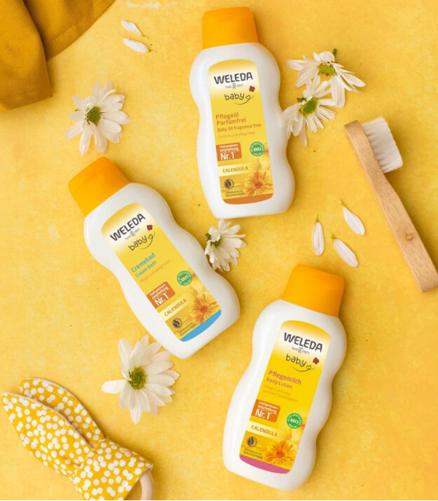 Weleda Calendula Organik Temizleyici ve Nemlendirici Banyo Kremi