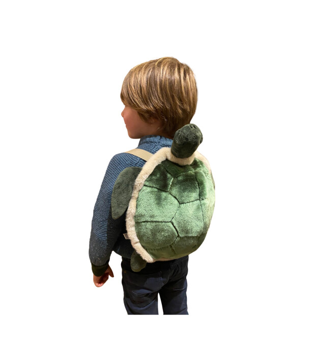 Wild & Soft Fig&uuml;rl&uuml; Peluş Sırt &Ccedil;antası // Kaplumbağa