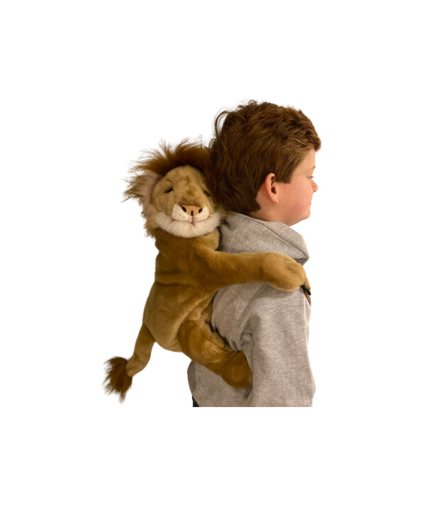 Wild & Soft Fig&uuml;rl&uuml; Peluş Sırt &Ccedil;antası // Aslan