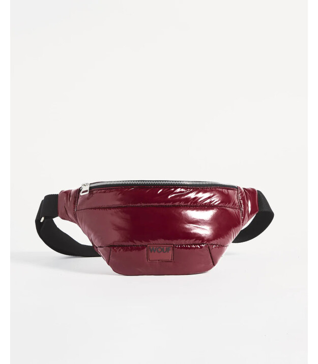 WOUF Burgundy Glossy - Bel Çantası
