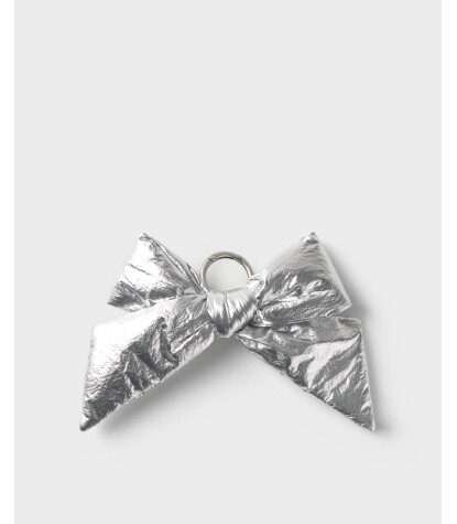 Wouf Charm // Silver Bow